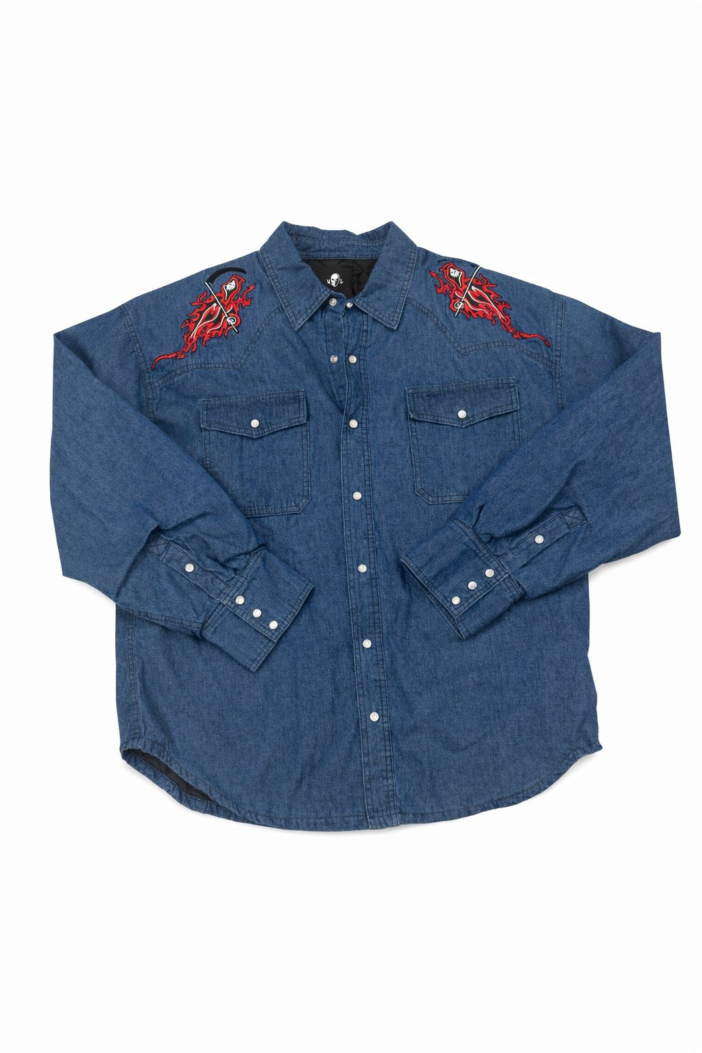 Padded Denim Western 