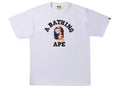 BAPE Tie Dye College Tee White/Navy