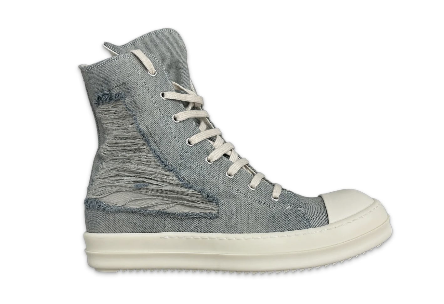 Rick Owens DRKSHDW Denim Ramones High “Sky Milk”