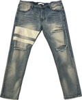 KDNK Crocodille Ripped Skinny Jeans
