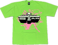 Hellstar Jesus Tee Green Pink 