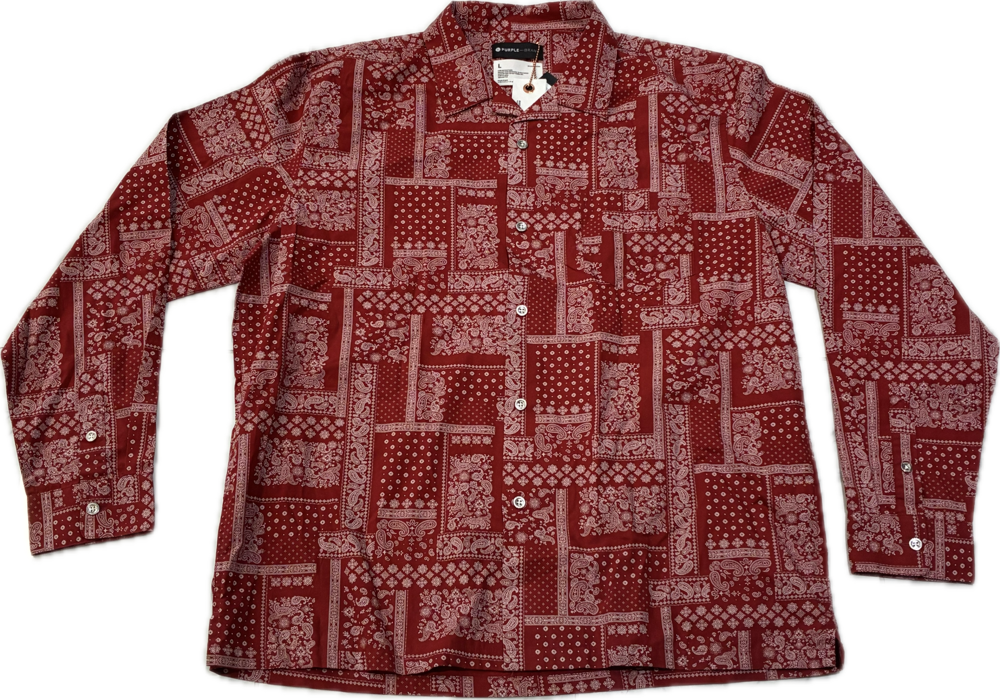 Purple Bandana Jacket Red