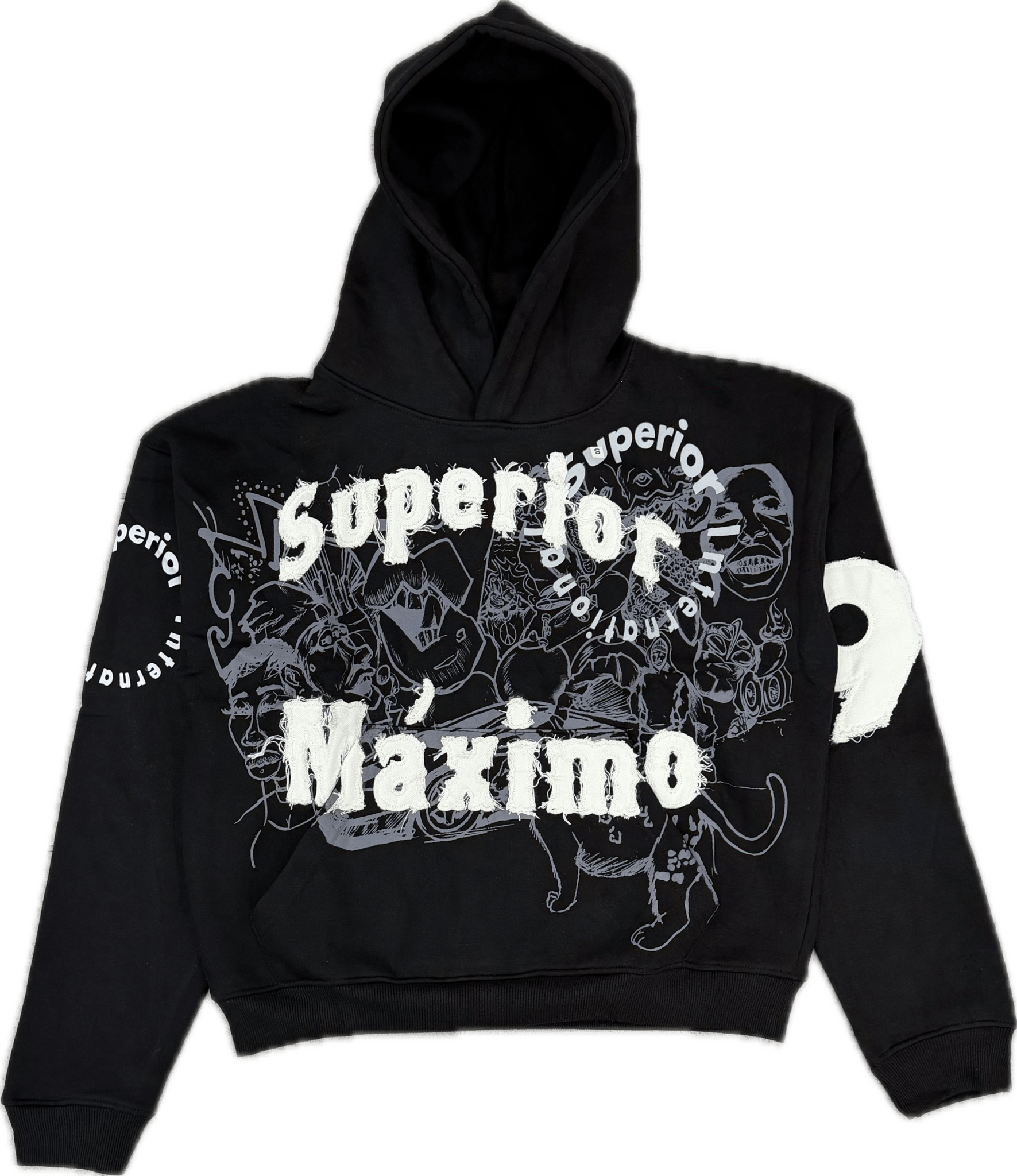 Top Superior Maximo Hoodie Black