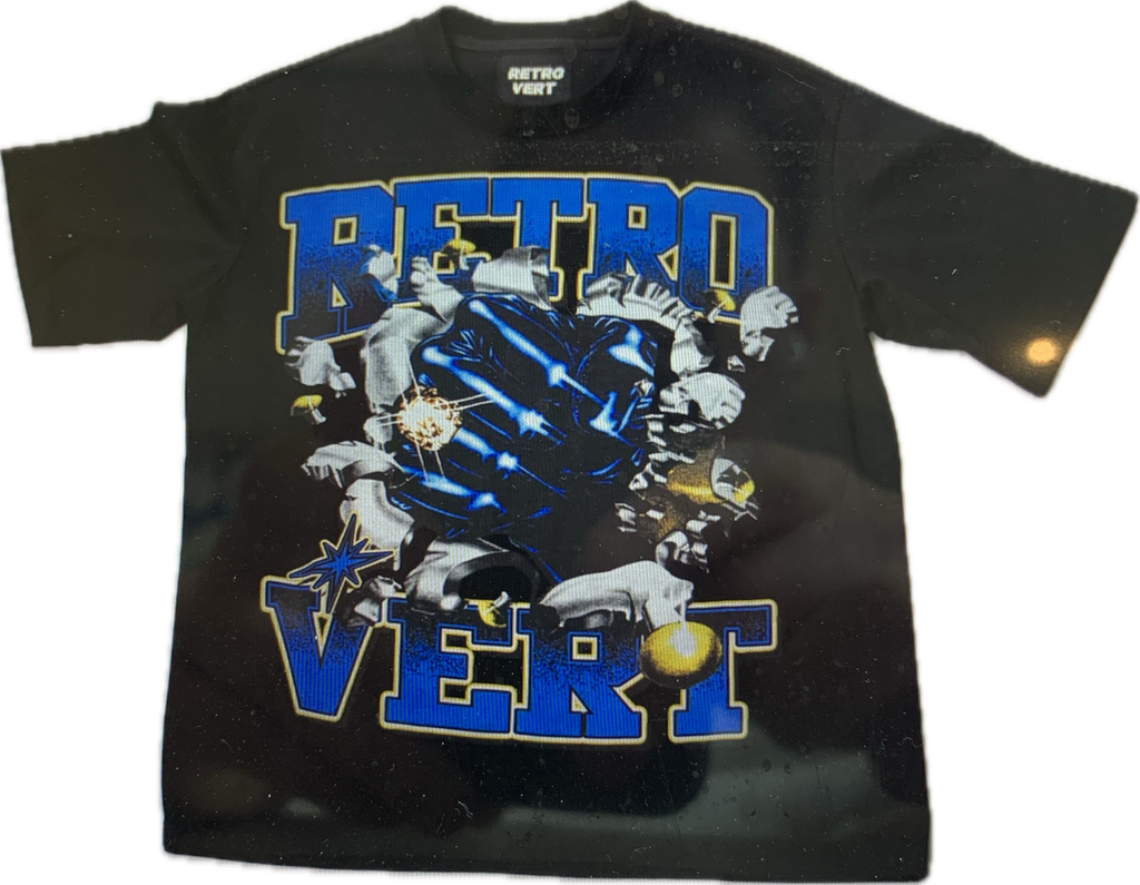 Retrovert Fist Tee Black