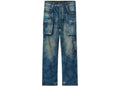Purple Brand Triple Pullovercket Cargo Jean Dark Indigo