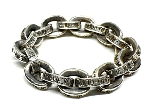 Chrome Heart Link Silver Ring