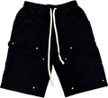 Rebel Mind Black Carpenter Sweatshorts