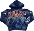 Retrovert Navy Hoodie