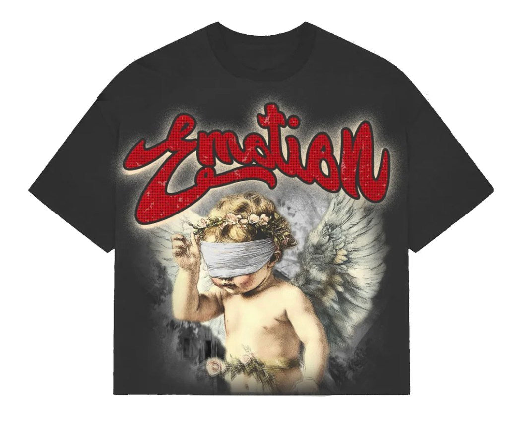Mixed Emotion Cropped Blinded Angel Tee