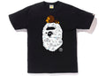 BAPE Space Camo Milo On Big Ape Tee Black
