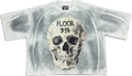 Floor 914 Oversized Skull Tee White 